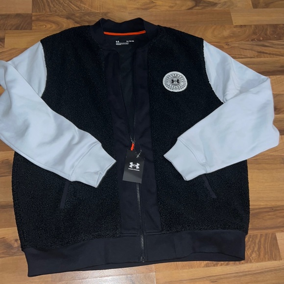 New UA Rival Fleece Alma Mater Bomber Jacket - Picture 1 of 9